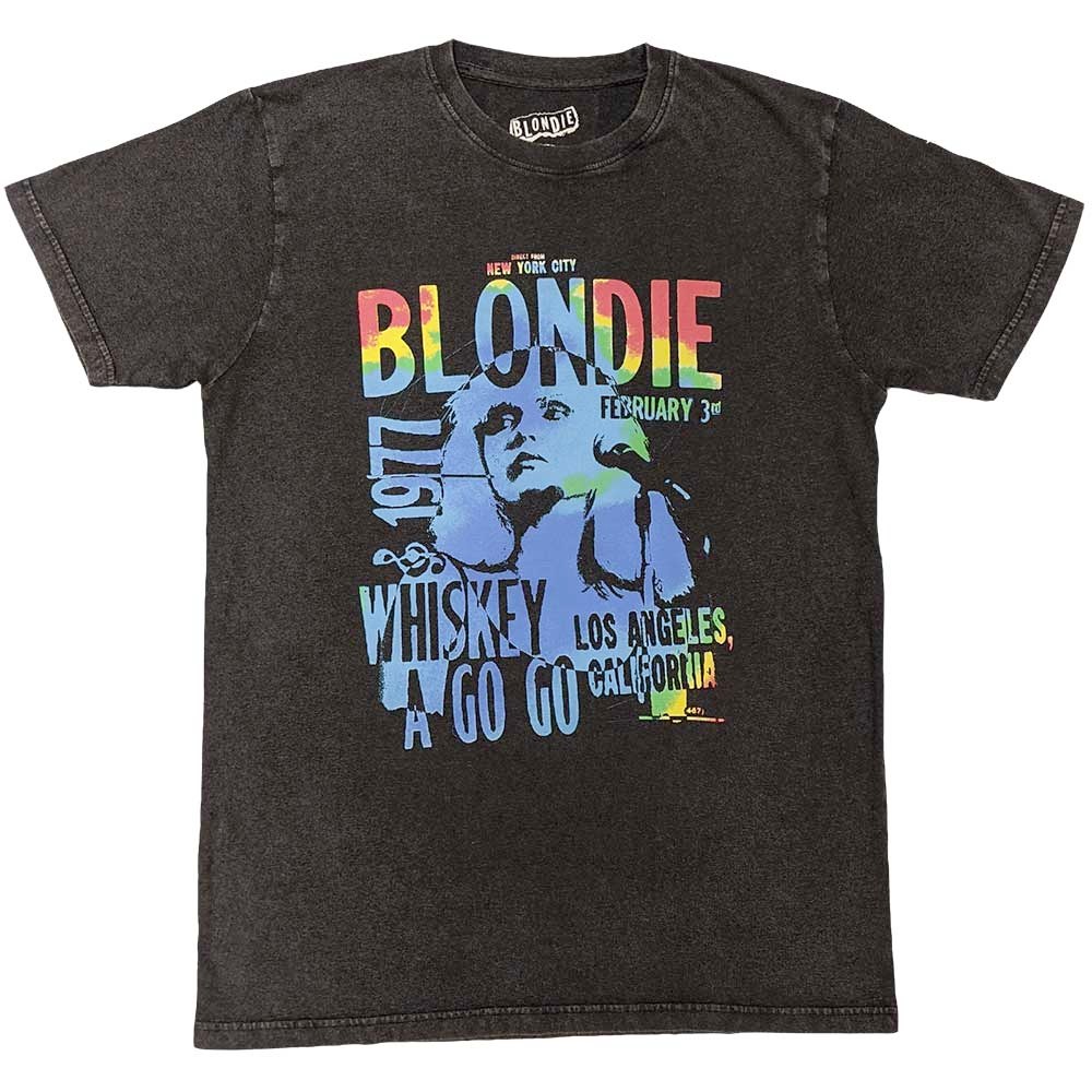 Blondie - Whiskey A Go Go Heren Tshirt - Zwart